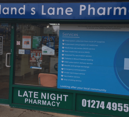 leylands lane pharmacy storefront